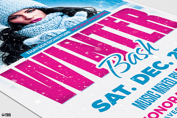 Winter Bash Flyer Bundle in Flyer Templates - product preview 8
