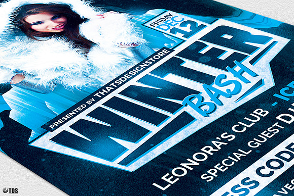 Winter Bash Flyer Bundle in Flyer Templates - product preview 9