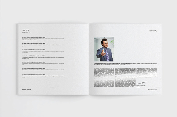 Square Wonderer Magazine in Magazine Templates - product preview 1