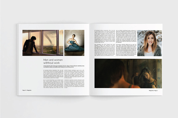 Square Wonderer Magazine in Magazine Templates - product preview 3