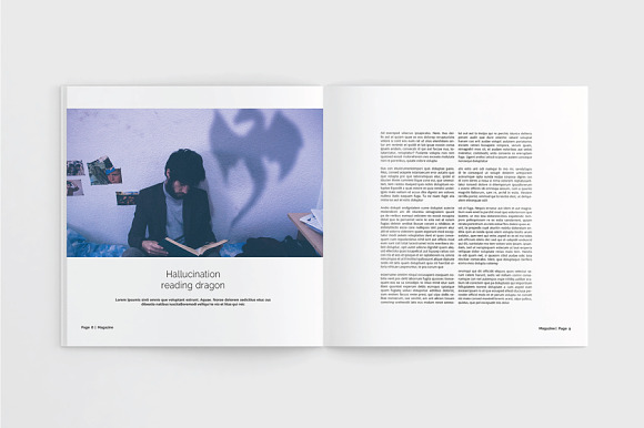Square Wonderer Magazine in Magazine Templates - product preview 4