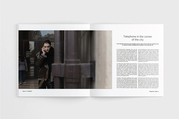 Square Wonderer Magazine in Magazine Templates - product preview 5