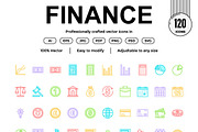 Finance Color Line Icon