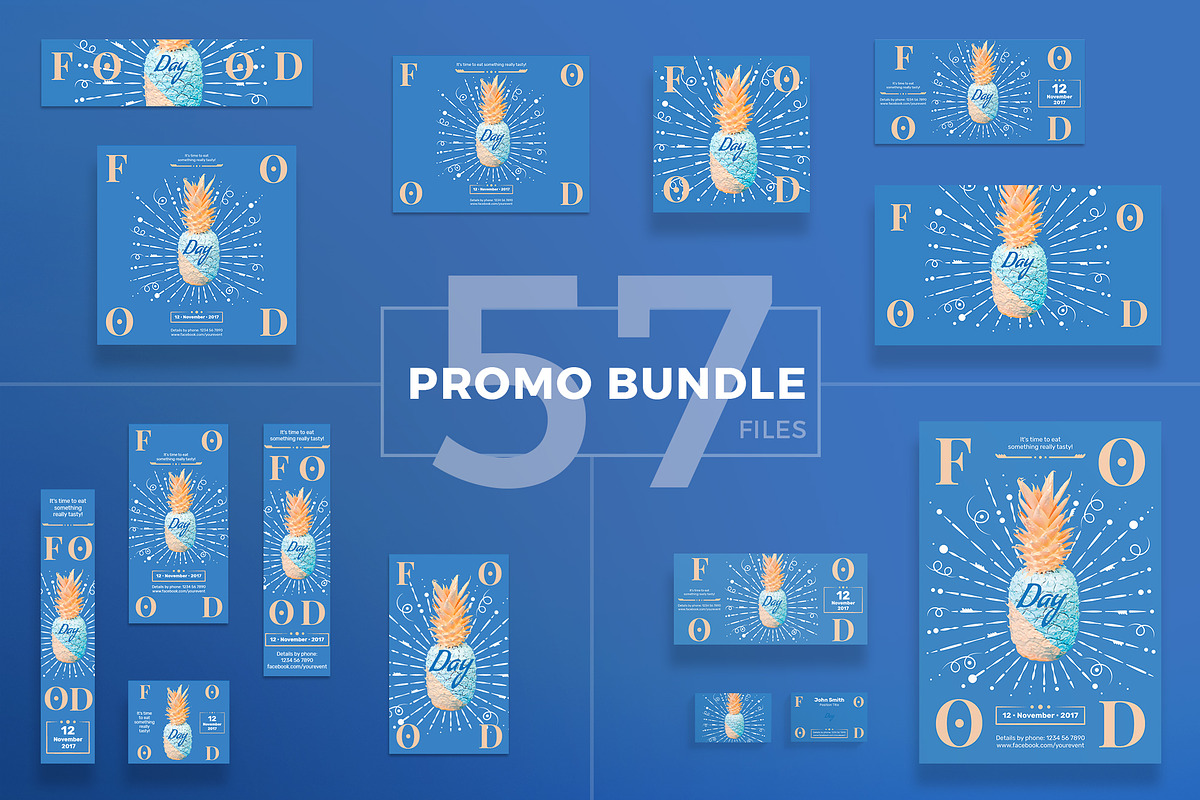 Promo Bundle | Food Day in Templates - product preview 8