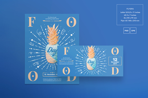 Promo Bundle | Food Day in Templates - product preview 3