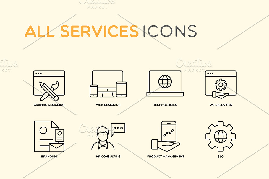 Most Essential Services Icons in Marketing Icons - product preview 8