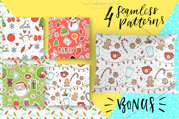 80's Christmas Party in Illustrations - product preview 3