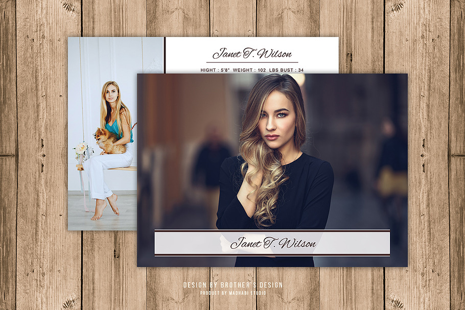 Modeling Comp Card V05 in Card Templates - product preview 8