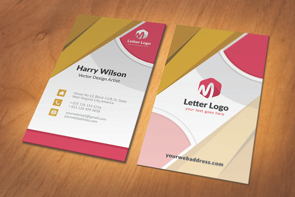 Business Card in Card Templates - product preview 4