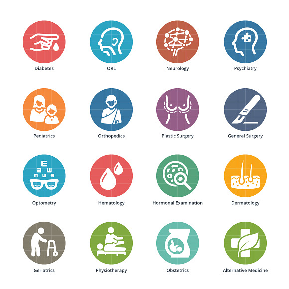 Medical Specialties Icons - Set 2 in Medical Icons - product preview 2