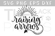 Raising Arrows SVG DXF PNG EPS