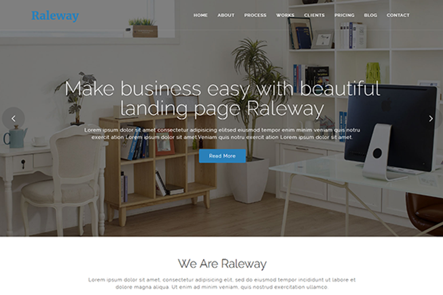 Raleway - Bootstrap WordPress Theme in WordPress Business Themes - product preview 8
