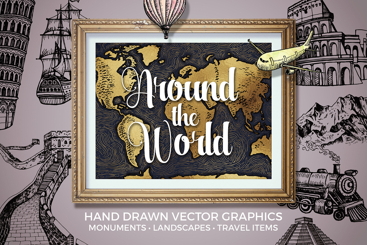 Around the World Collection in Illustrations - product preview 8