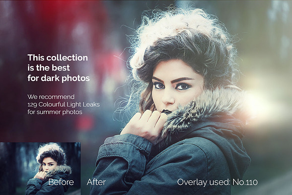 125 Light Leaks Photo Overlays in Photoshop Layer Styles - product preview 5