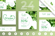 Social Media Pack | Green Shop