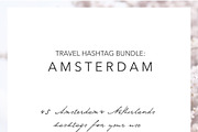 Amsterdam Holland Instagram Hashtags
