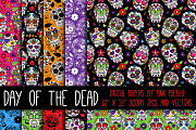 Day of the Dead Skulls Patterns