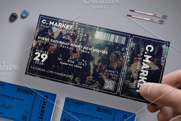 Elegant Creative Event Ticket in Card Templates - product preview 1