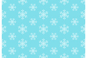 White snowflakes seamless pattern. Winter christmas background