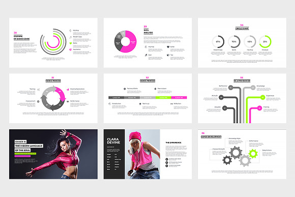 Bae Dance Powerpoint Template in PowerPoint Templates - product preview 3