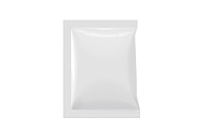 White Blank Packaging Foil Template