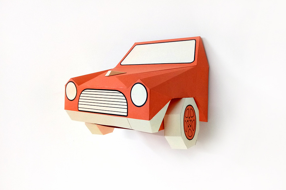 DIY Car Front - 3d papercraft