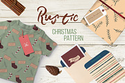 SALE! Rustic Christmas Pattern