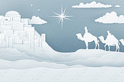 Wise Men Nativity Christmas Concept