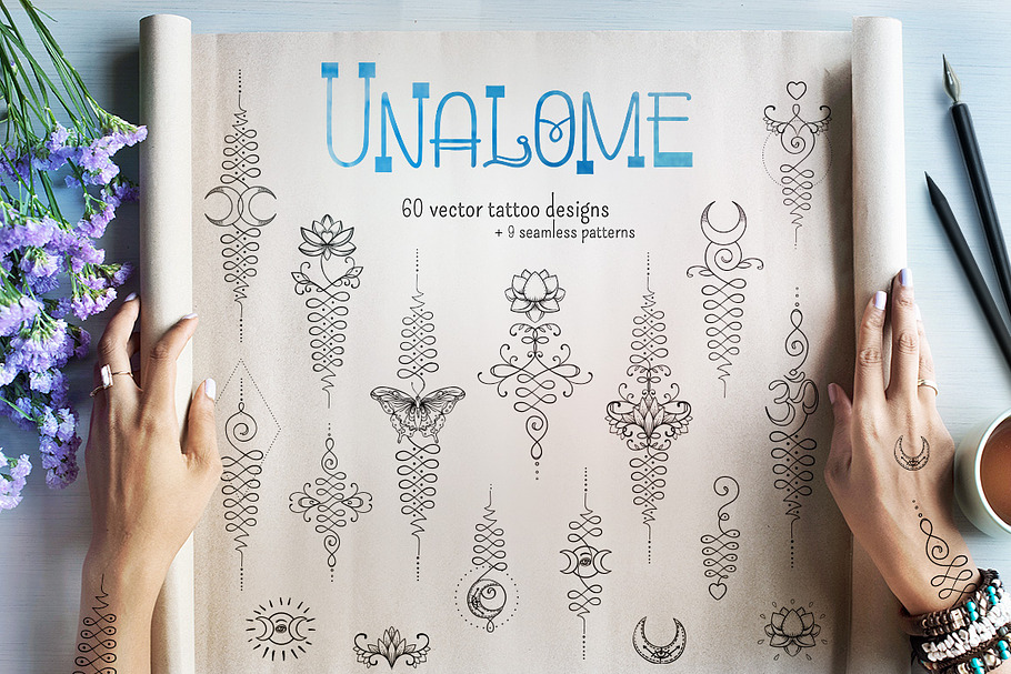 UNALOME | 60 vector designs in Illustrations - product preview 8