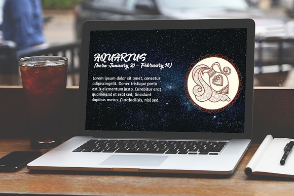 Zodiac Powerpoint Template Style 2 in PowerPoint Templates - product preview 1
