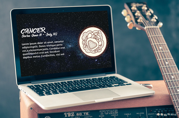 Zodiac Powerpoint Template Style 2 in PowerPoint Templates - product preview 2