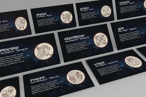 Zodiac Powerpoint Template Style 2 in PowerPoint Templates - product preview 5
