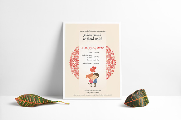 Wedding Invitation Card in Wedding Templates - product preview 2