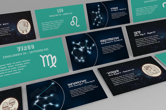 Zodiac Powerpoint 3 Templates Bundle in PowerPoint Templates - product preview 2