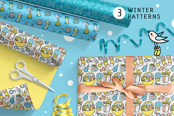 ENJOY WINTER | DESIGN SET in Illustrations - product preview 3