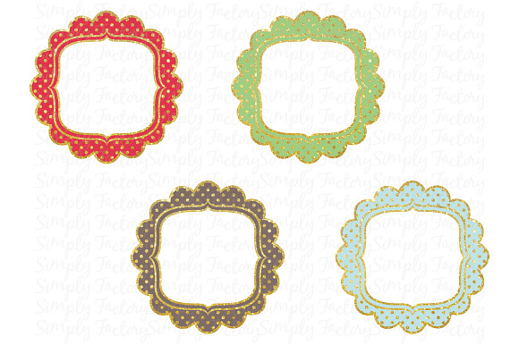 Glitter Frames Collection in Illustrations - product preview 1