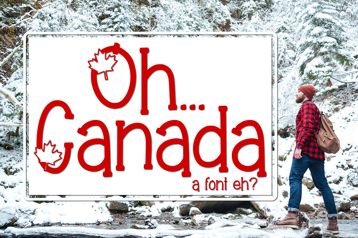 Oh Canada in Sans-Serif Fonts - product preview 8