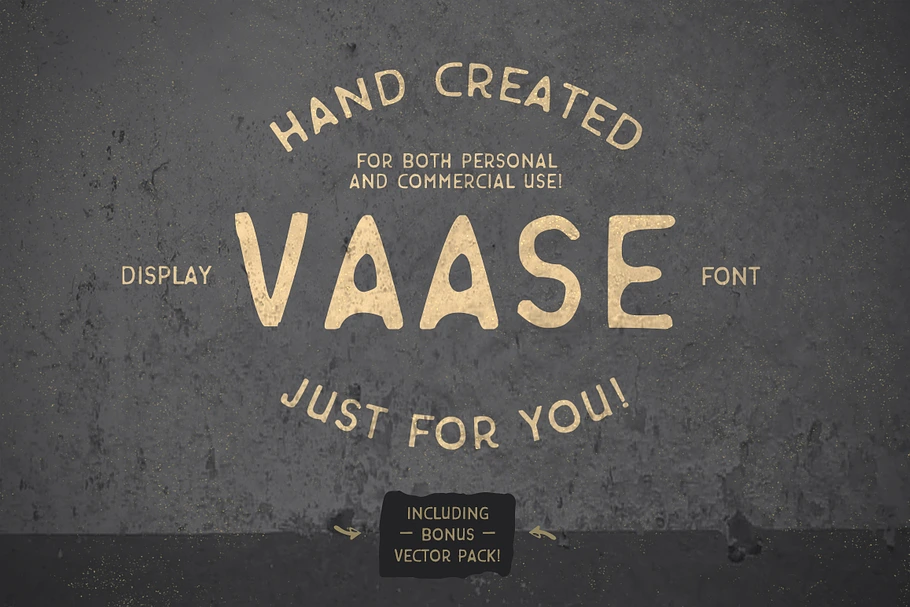 Vaase + Bonus! Free extended license in Display Fonts - product preview 8