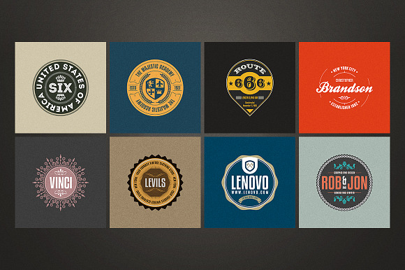 20 Rounded Logos Badges in Logo Templates - product preview 5