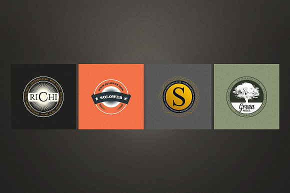 20 Rounded Logos Badges in Logo Templates - product preview 6