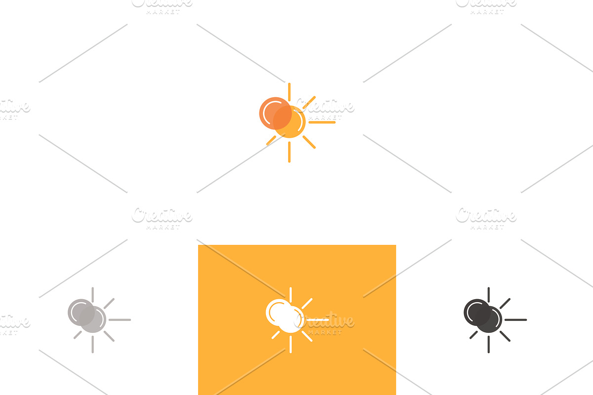 Reflected Sun - Extended License in Logo Templates - product preview 8