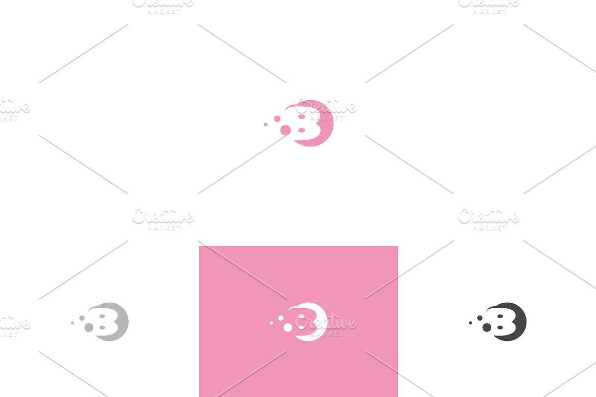 Boble B - Extended License in Logo Templates - product preview 8