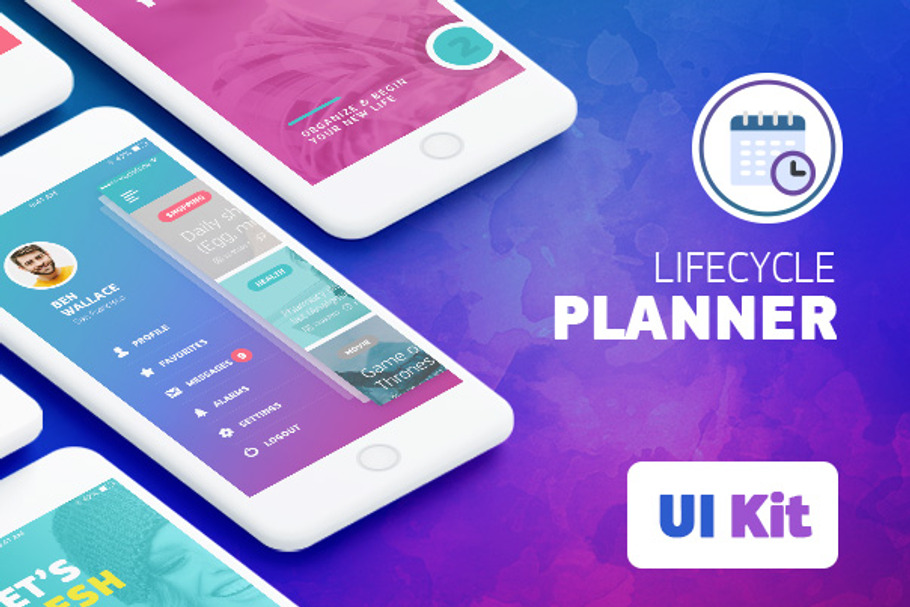 LifeCycle iOS UI Kit in UI Kits and Libraries - product preview 8