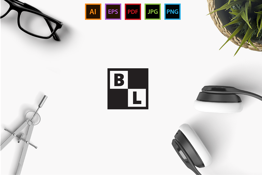 BL  in Logo Templates - product preview 8
