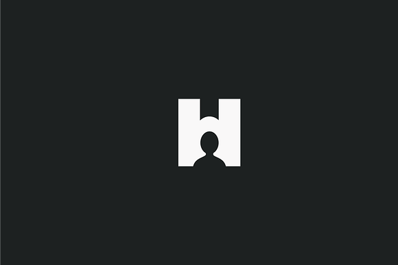 H Human in Logo Templates - product preview 2
