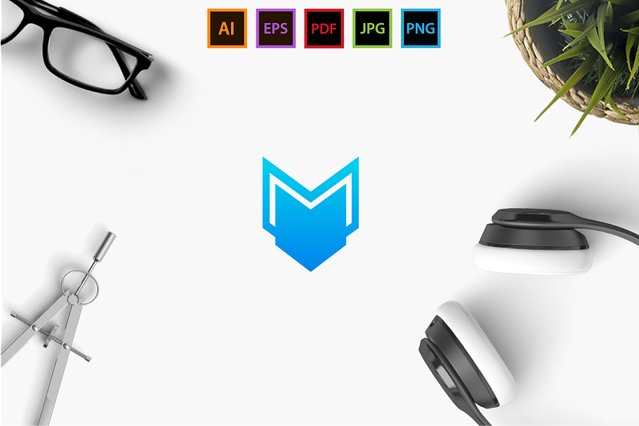Safe M in Logo Templates - product preview 8