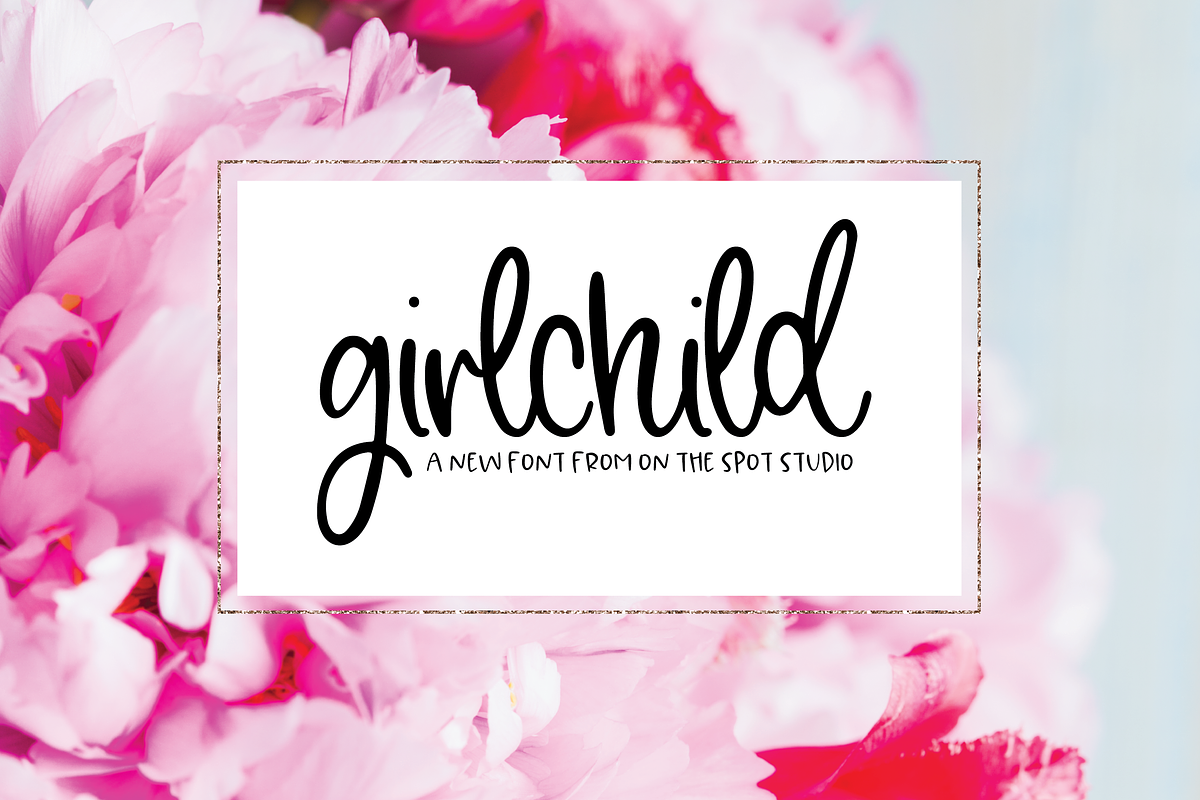 GirlChild in Script Fonts - product preview 8