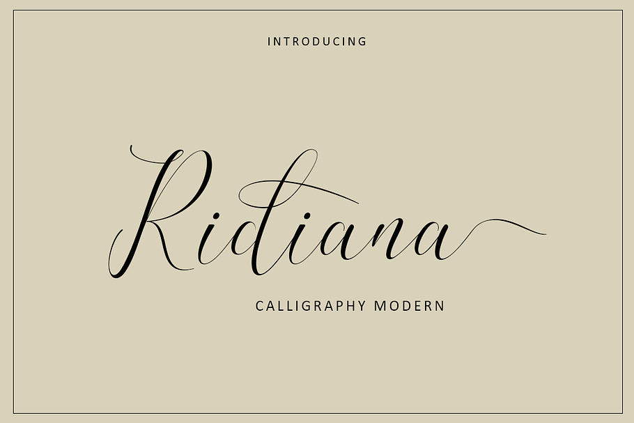 Ridiana in Script Fonts - product preview 8