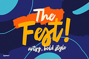 The Fest - Bold Artsy Fonts 50% Off