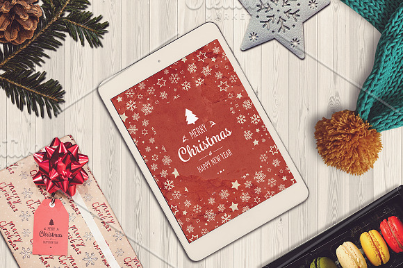 Christmas Mock-ups 10 PSD Pack in Mobile & Web Mockups - product preview 4